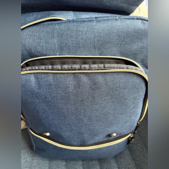 Blue and Brown Women's Baby Bag - Picture 7 of 9